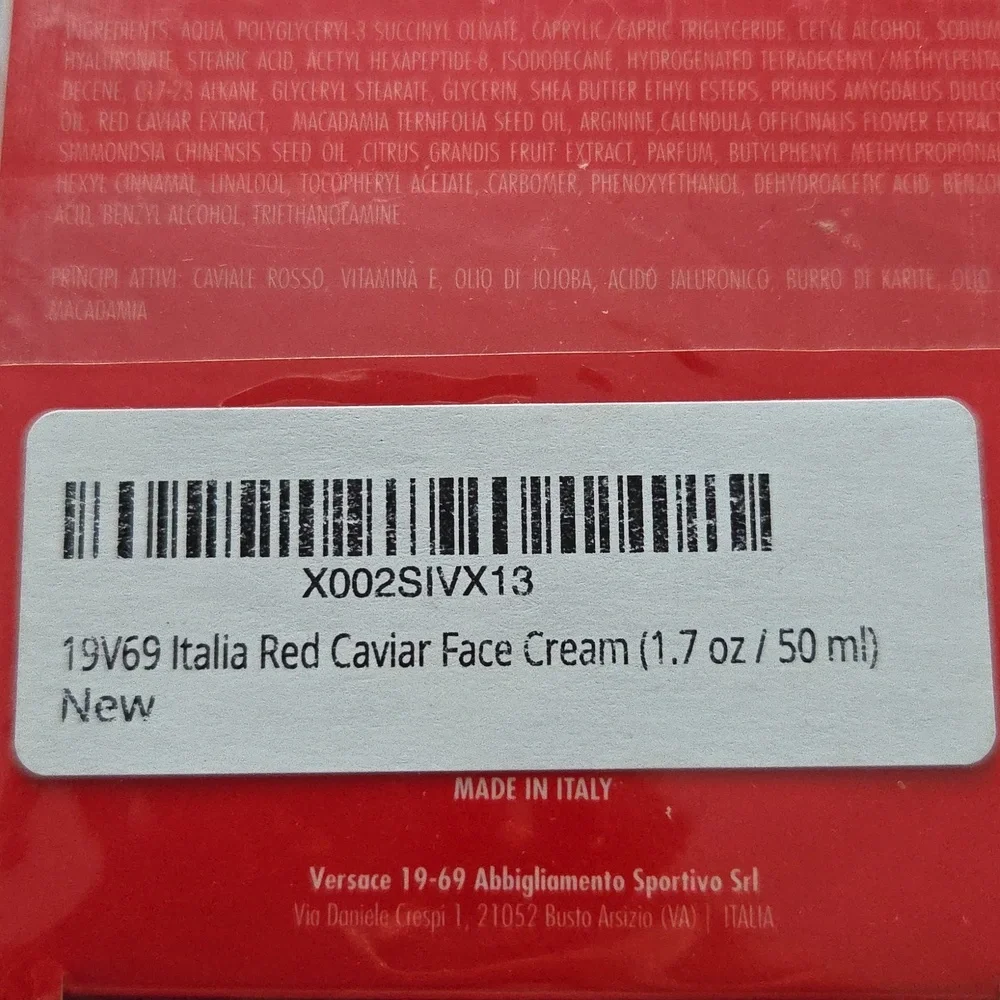 Versace Italia Red Caviar Face Cream